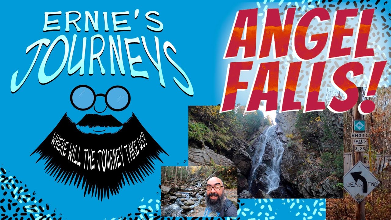 ANGEL FALLS. Scenic Waterfall in Franklin County, Maine.