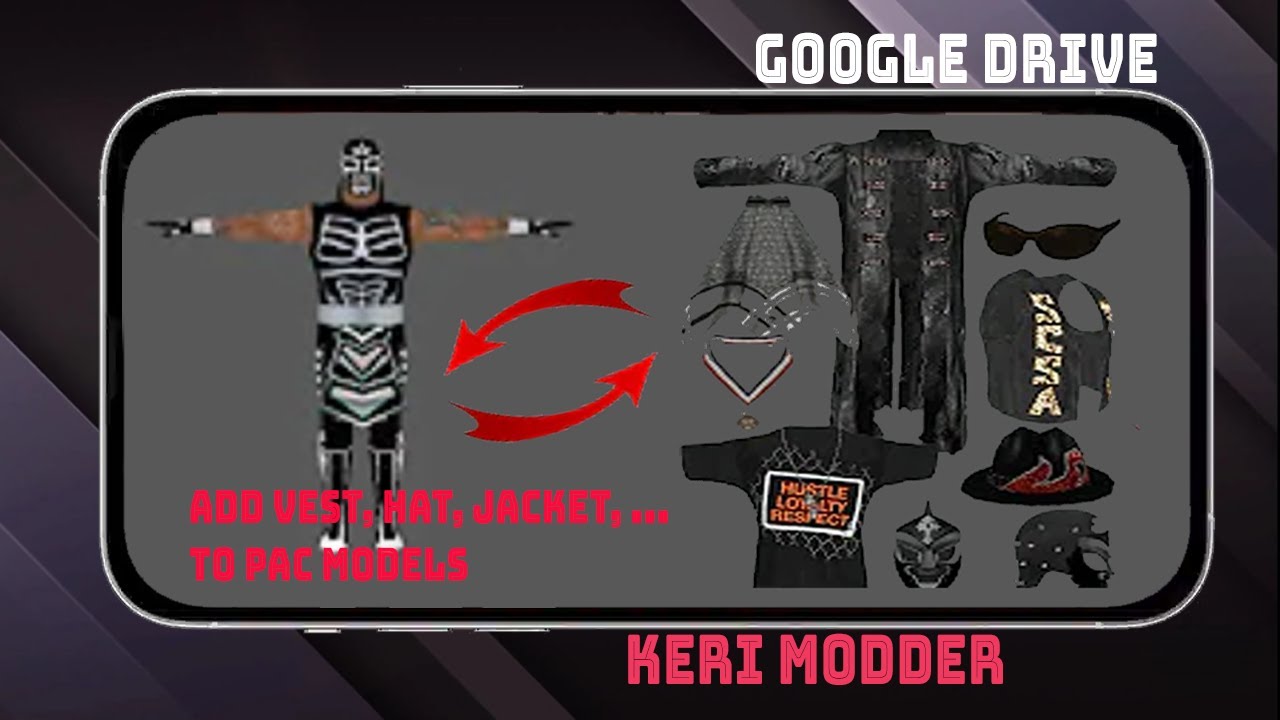 HOW TO ADD VEST, JACKET, GLASS, ETC, ... TO A PAC MODELS IN SVR