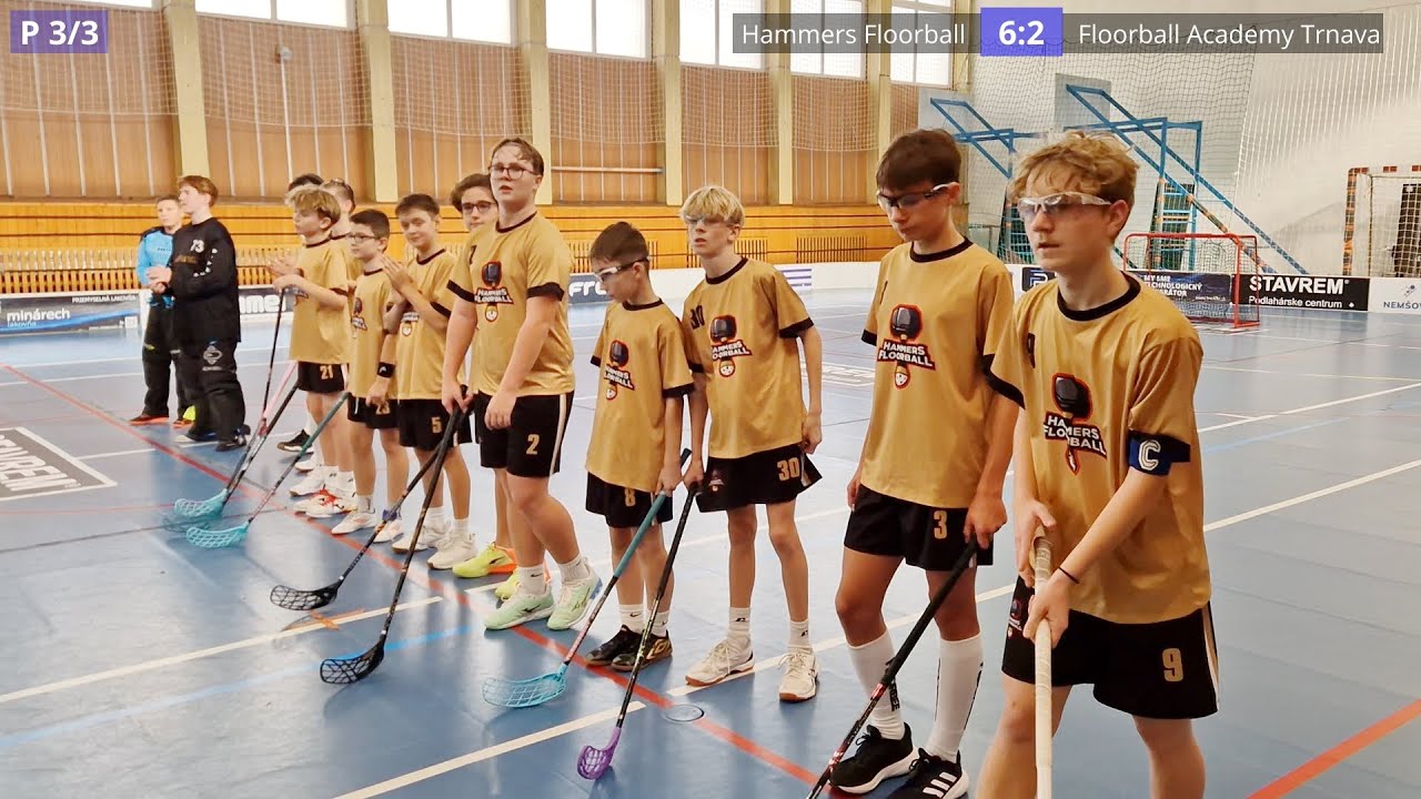 26.10.2025   Hammers Floorball (6:2) Floorball Academy Trnava