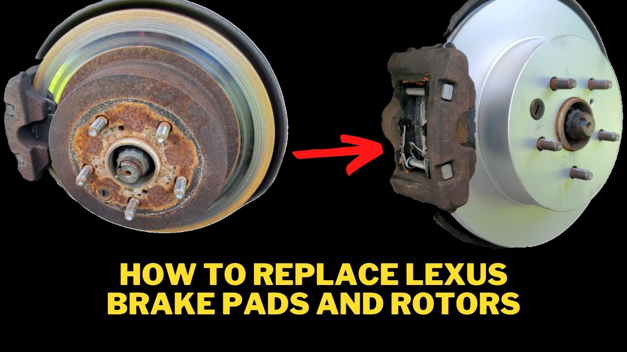 How to change Lexus rear brakes and rotors