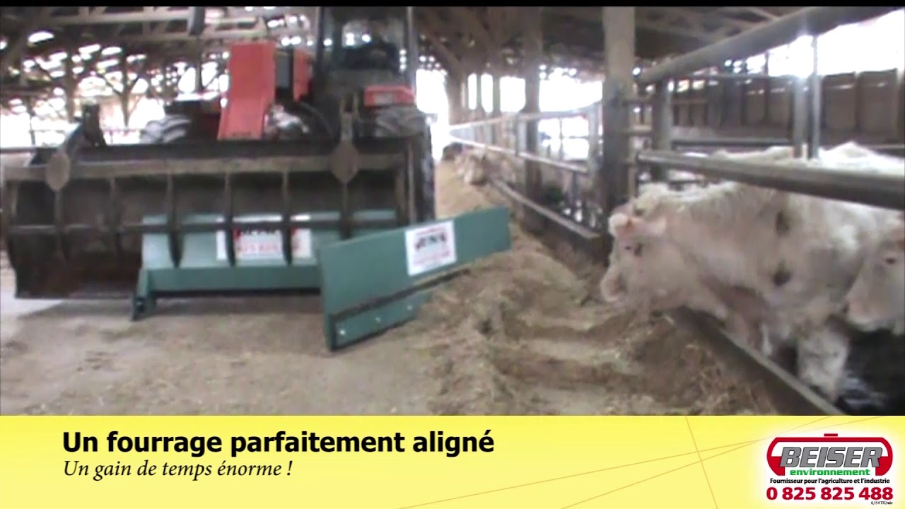 Démonstration Lame Repousse-Fourrage🚜| BEISER ENVIRONNEMENT