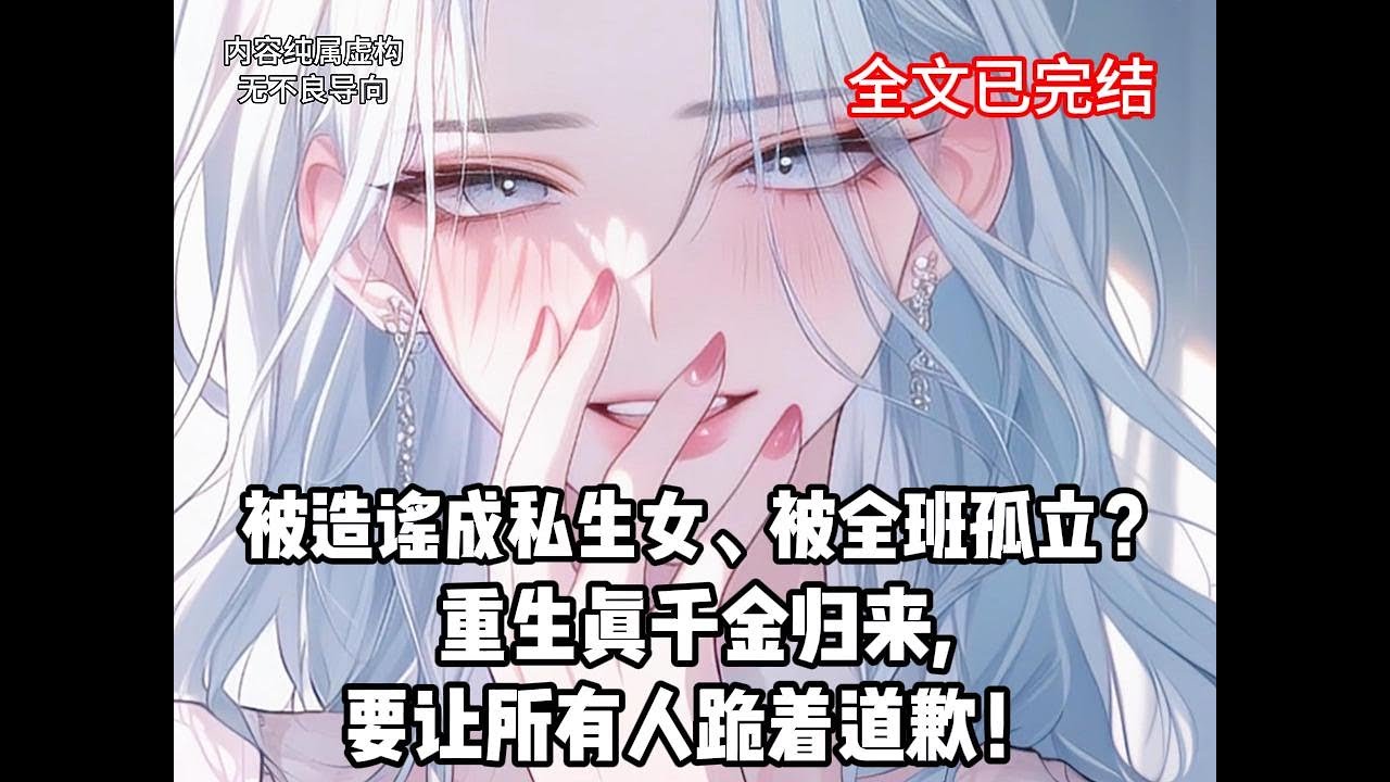 被造谣成私生女、被全班孤立？重生真千金归来，我要让所有人跪着道歉！#虐渣 #爽文 #小说推文 #完结文 #复仇爽文