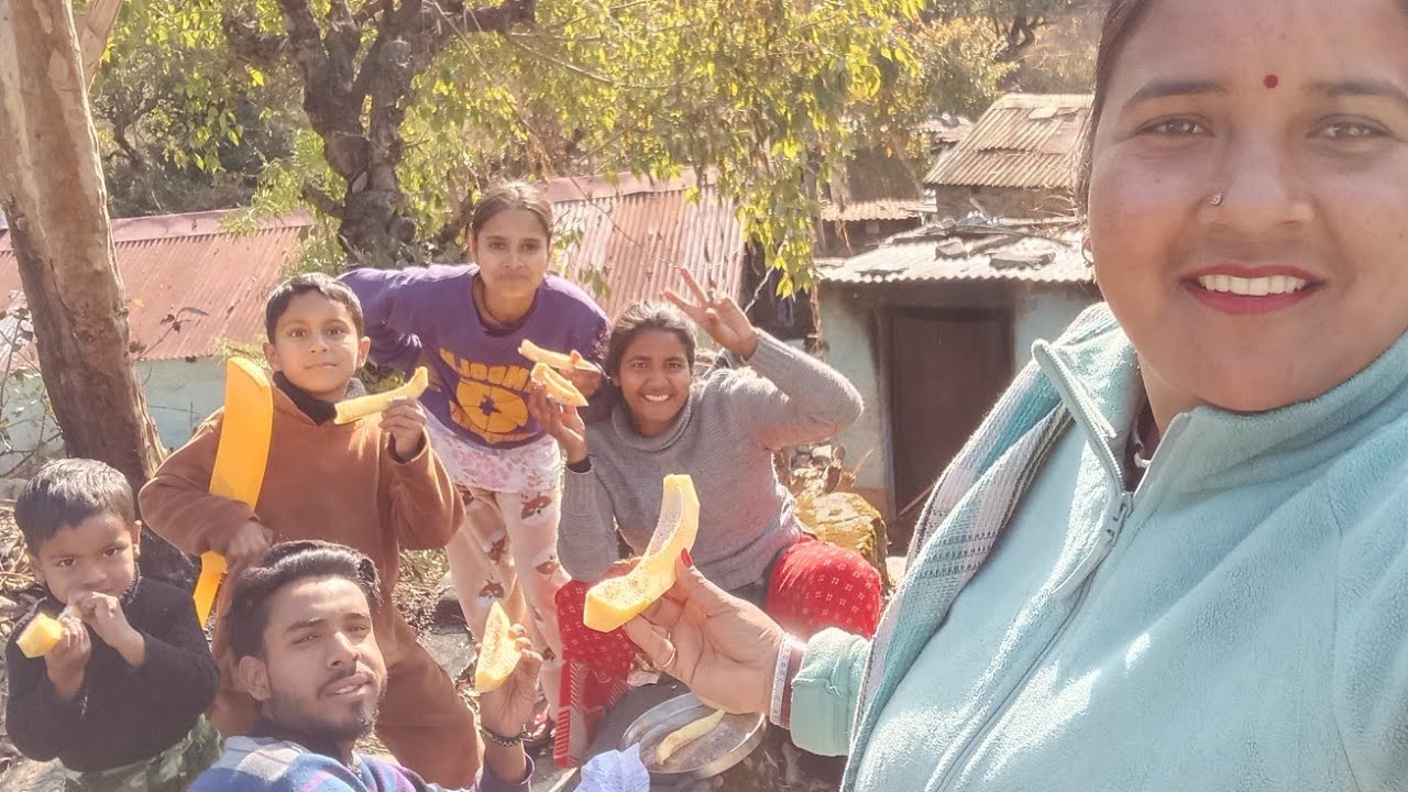 बसंत पंचमी मनाने गए हम अपने गांव में 🎉🌳