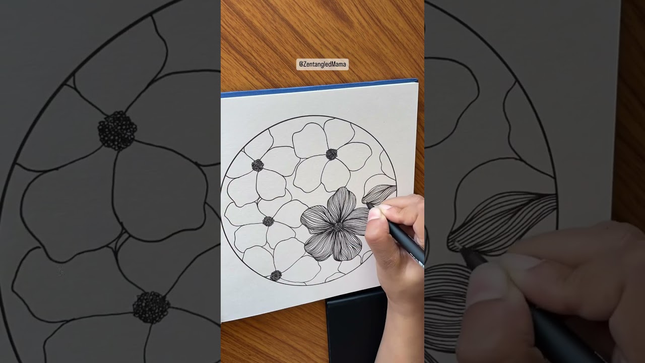 Zentangle | Mindful Art | Pattern Inspiration #art  #drawing #stressrelief #mindfulness