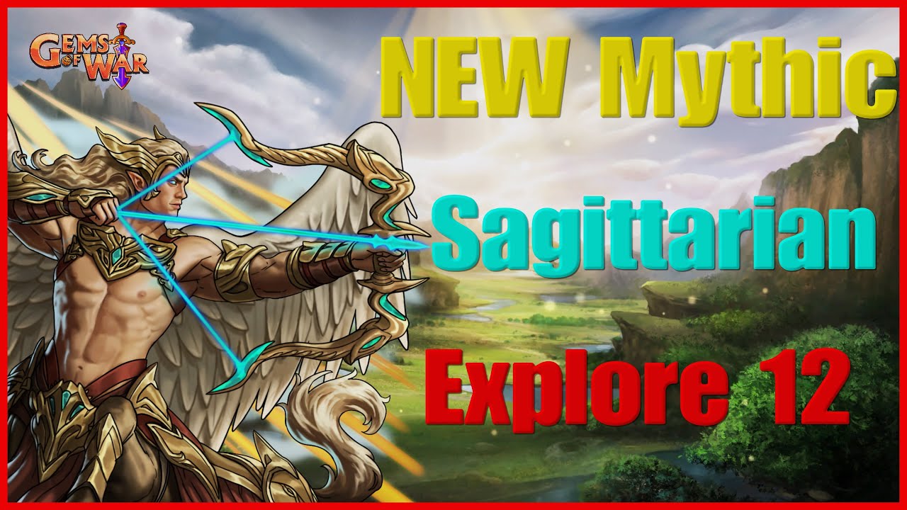Gems of War New Mythic Sagittarian Explore 12 