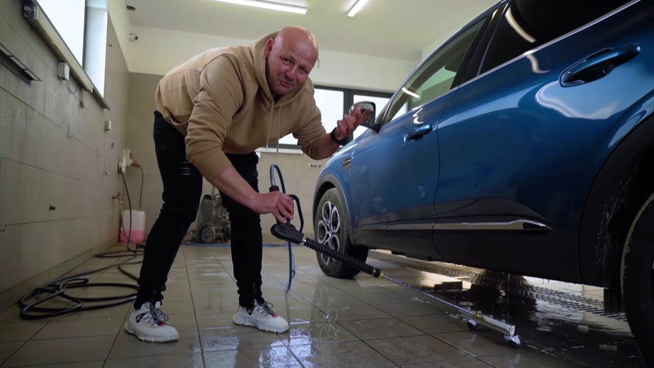 Prosty sposób na umycie podwozia bez wchodzenia pod auto! #101_Gadżetów