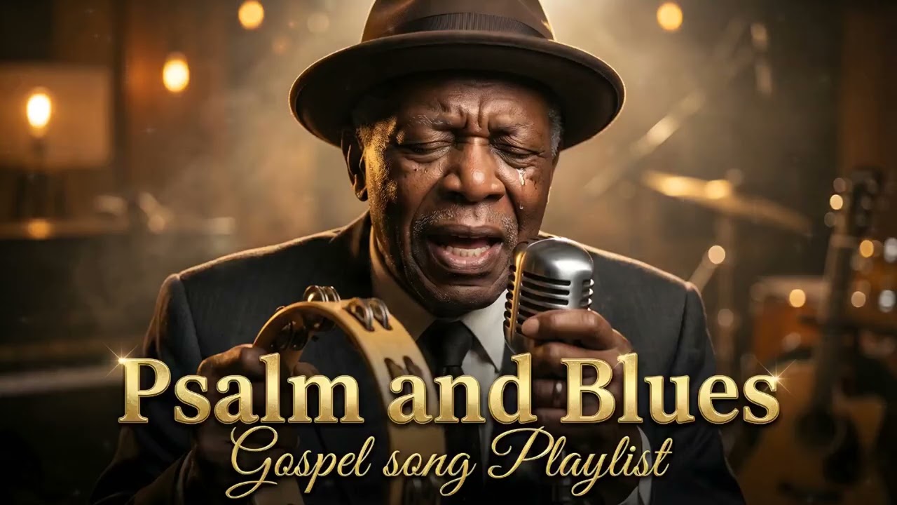Psalm 91 & 23 Blues Playlist ✝️ Vintage Gospel for Deep Sleep & Healing Soul | Old School Prayer