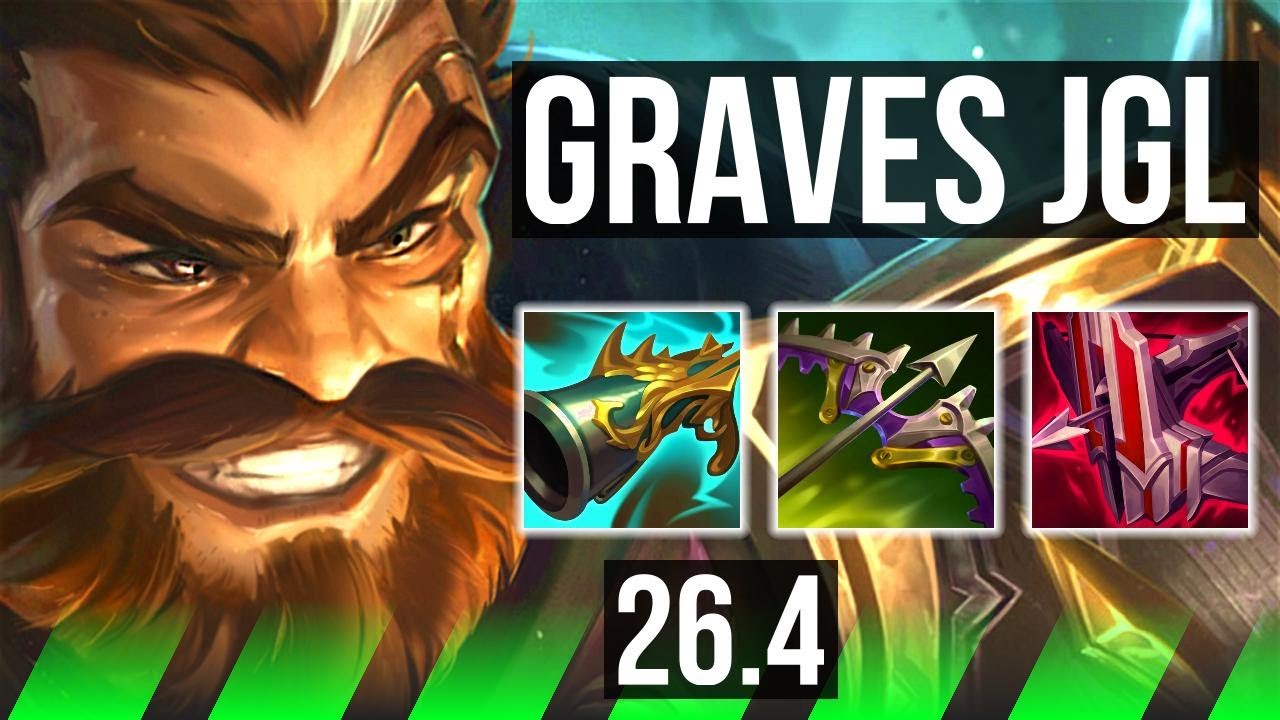 GRAVES vs ZAAHEN (JGL) | Good KDA: 16/1/4 | KR Master | 26.4