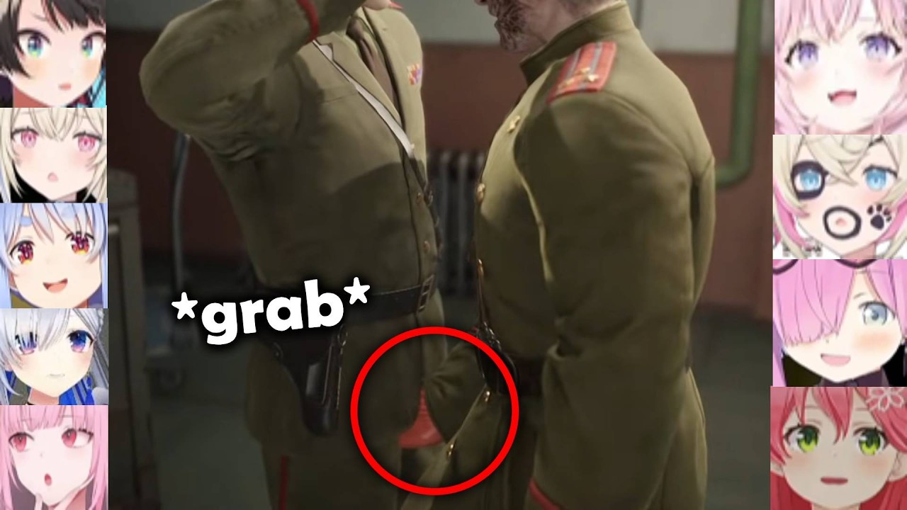 Hololive Girls Reaction to Volgin Grabbing Snake’s Balls | MGS 3
