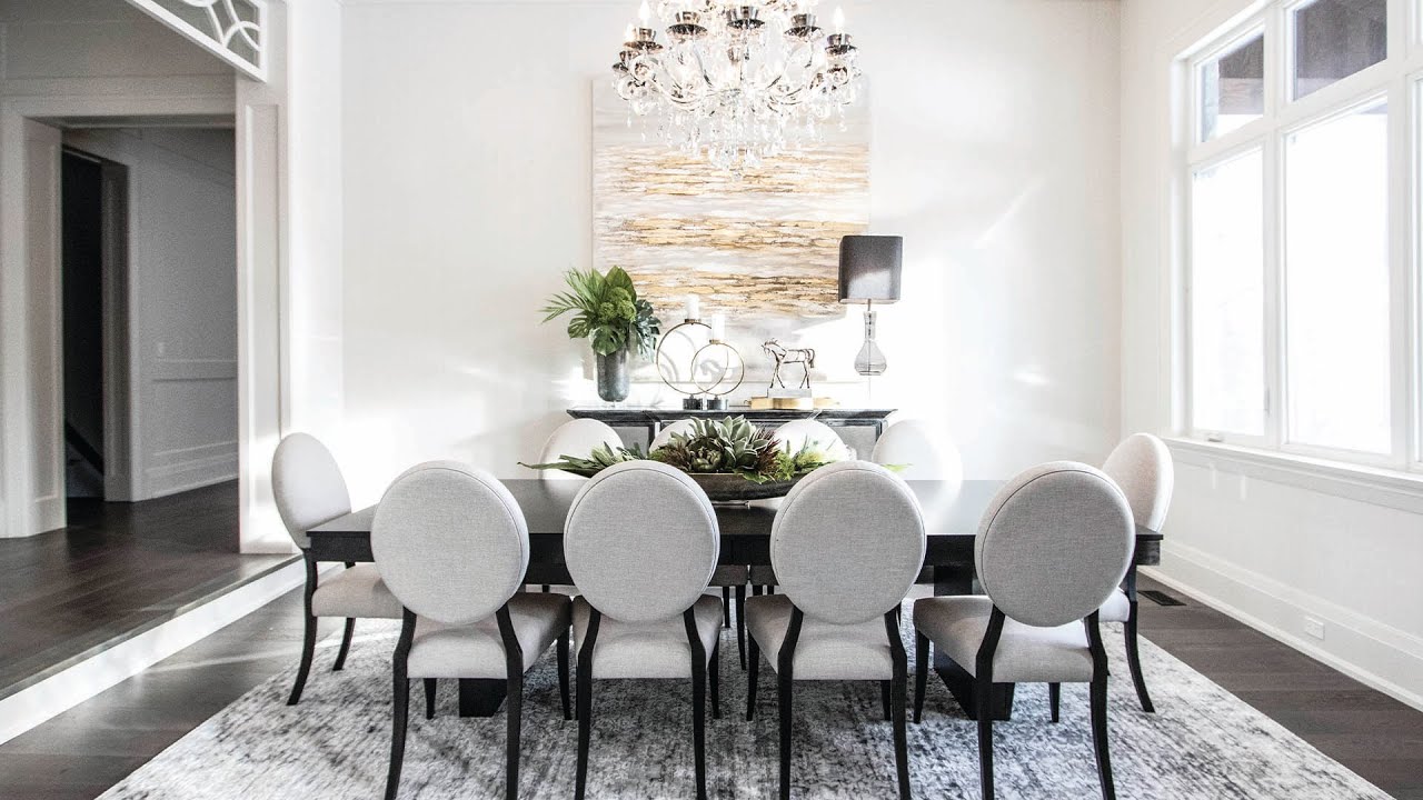 A Gorgeous, Modern Living and Dining room Makeover - Kimmberly Capone Interior Design