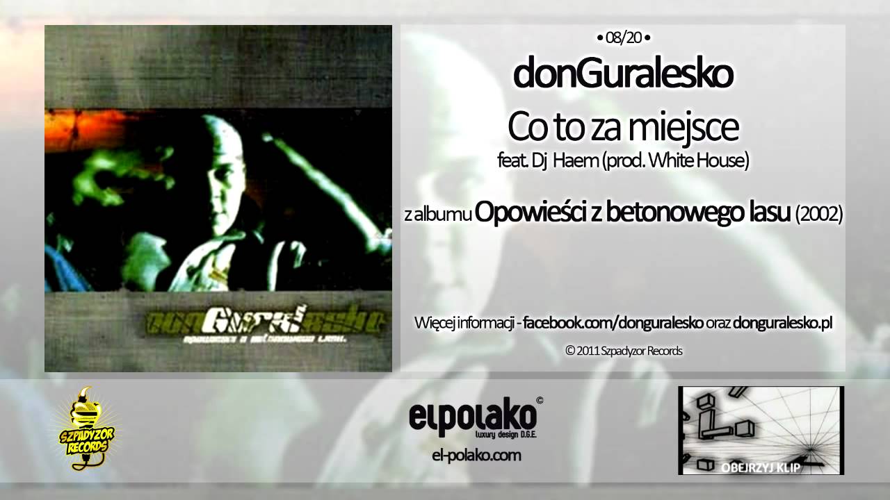 08. donGuralesko - Co to za miejsce feat. Dj Haem (prod. White House)