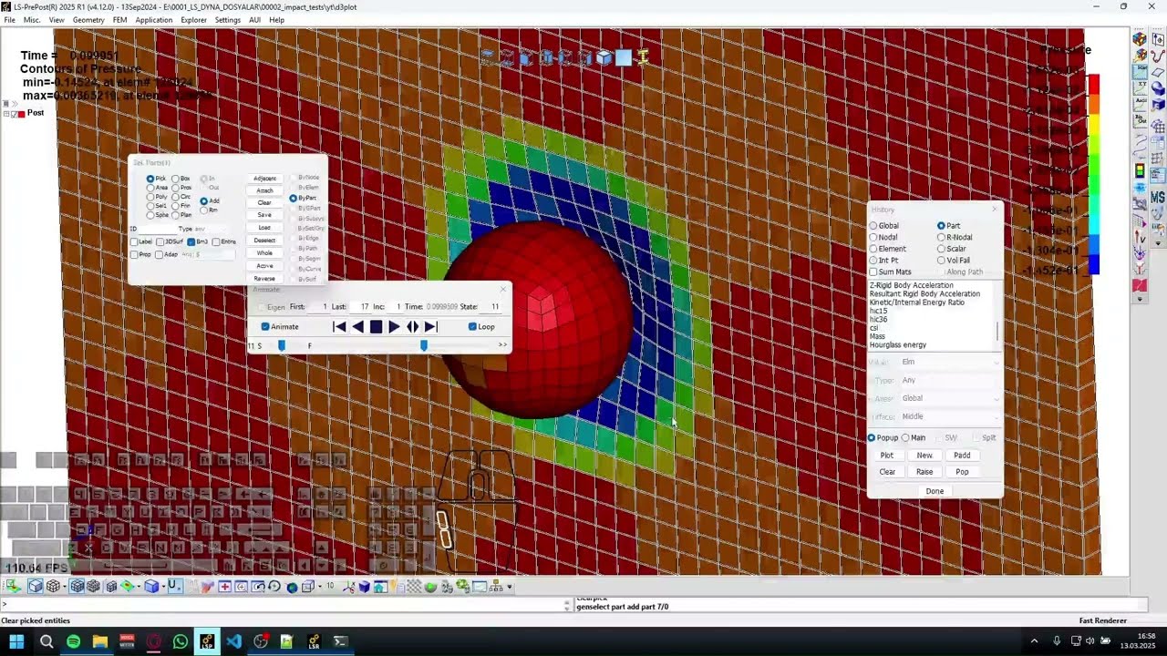 LS-Dyna Ball Drop Simulation With LS-Prepost Tutorial
