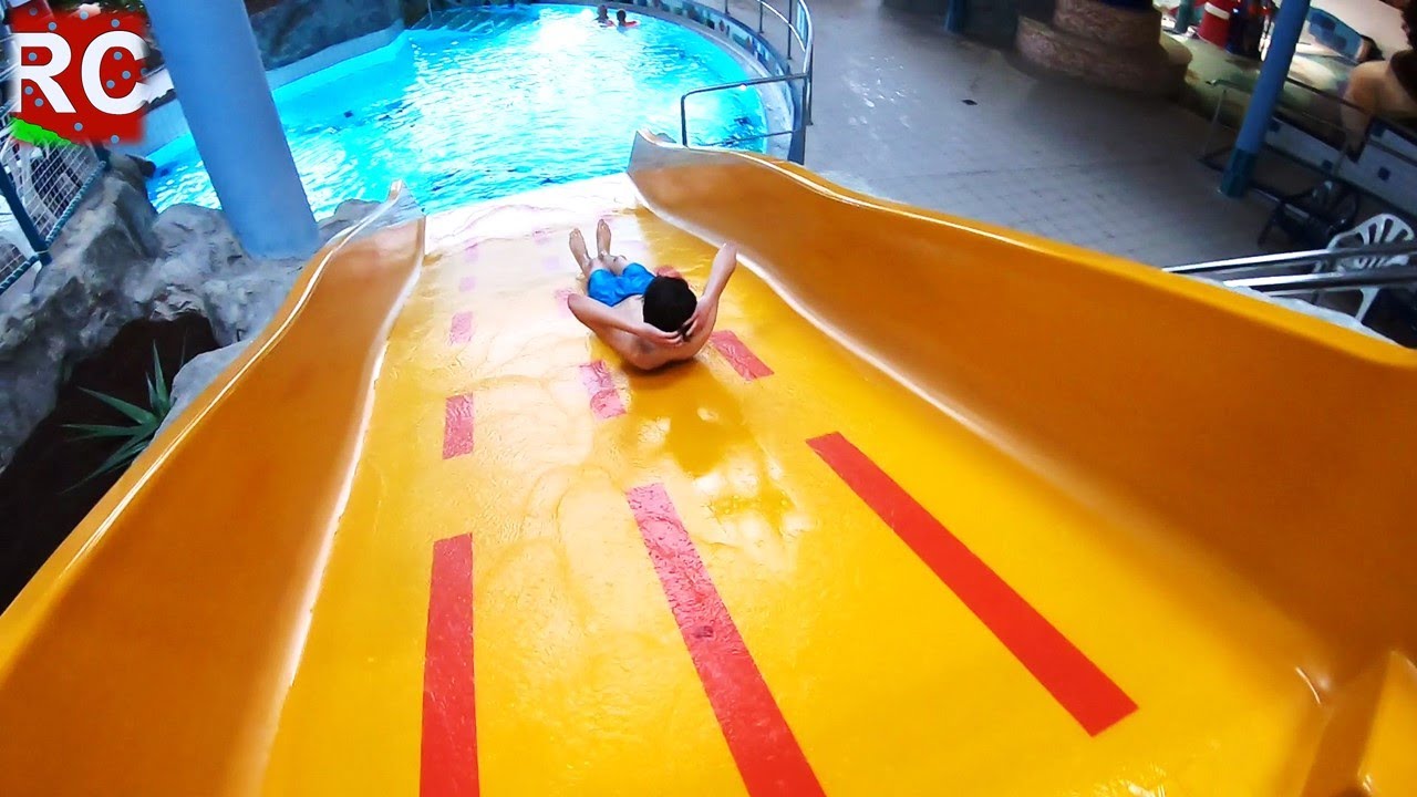 WONNEMAR Wismar - Familienrutsche (Fugenlose Wellen-Breitrutschbahn | Roigk)  GoPro ONRIDE