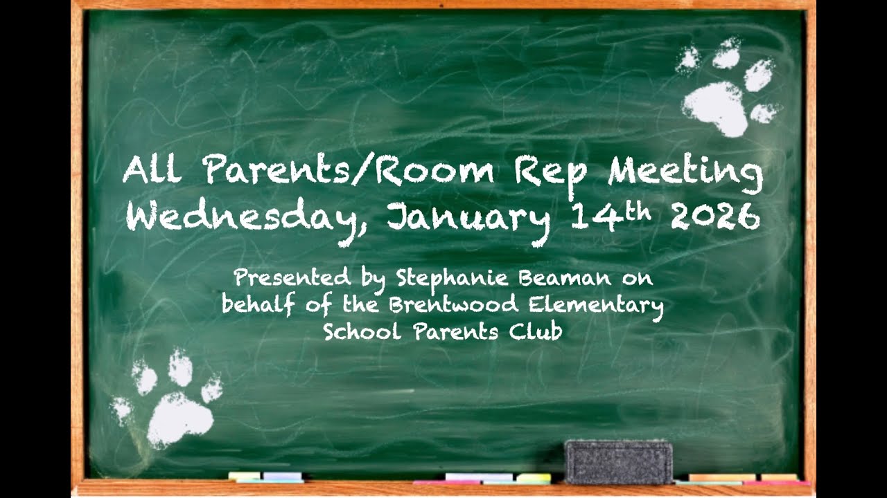 January 2026 All Parents Meeting