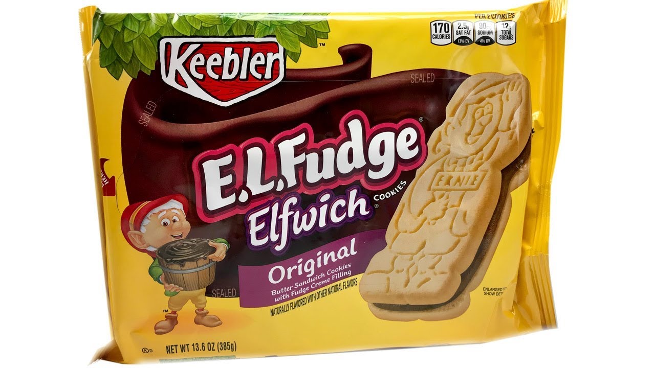 EL Fudge Elfwich Cookies - Unwrapping
