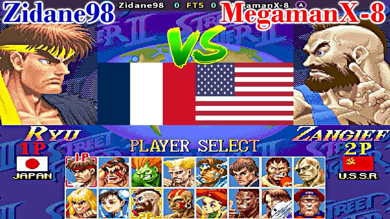 Super Street Fighter II X: Grand Master Challenge - Zidane98 vs MegamanX-8 FT5