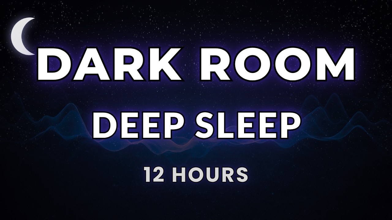 Brown Noise for Deep Sleep (Blackout) | 12 Hours