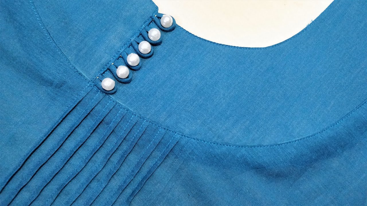 One of the Elegant Denim Colour Neck Design | सबसे ज्यादा फैशन में है ये | Neck Design