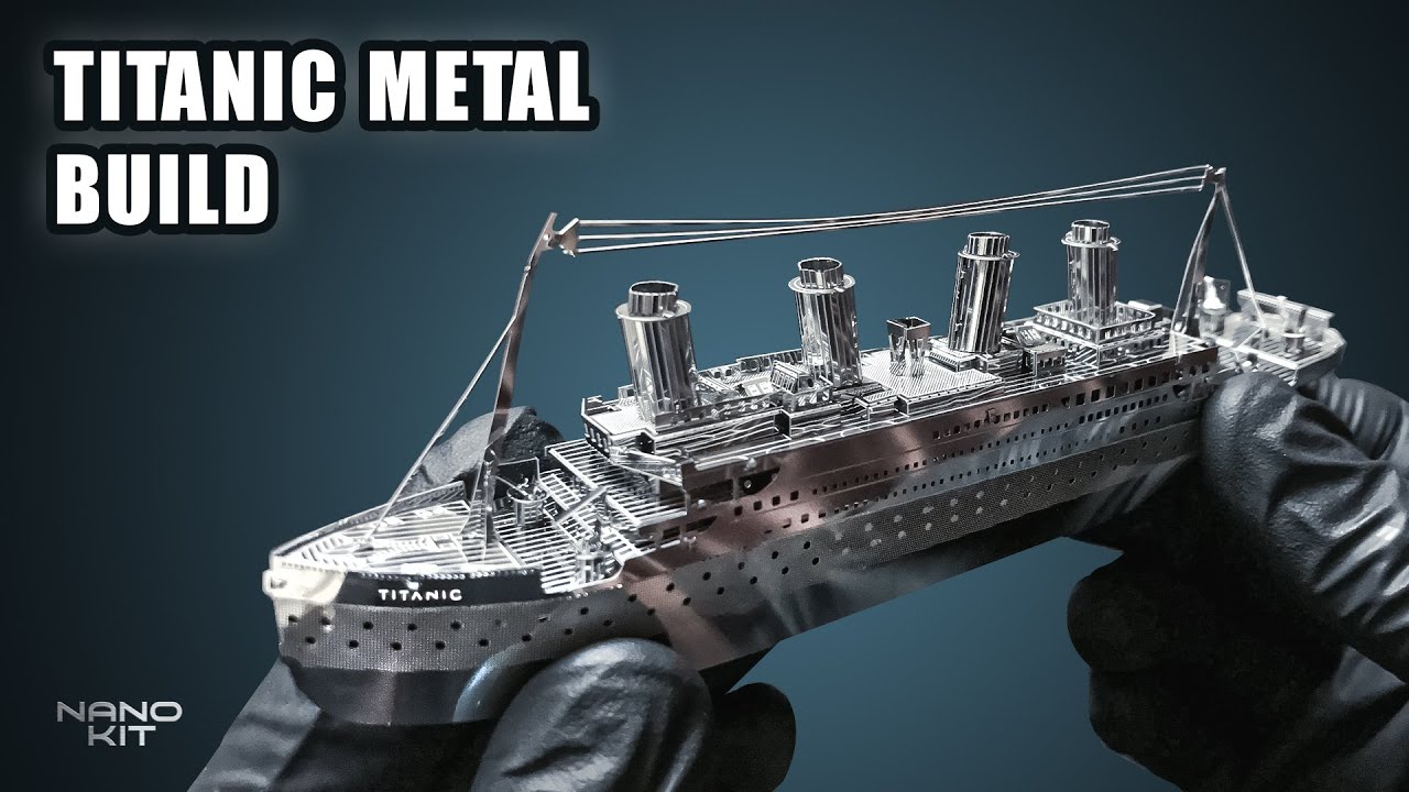 Titanic Model Build – 3D Metal Model Kit (4K)
