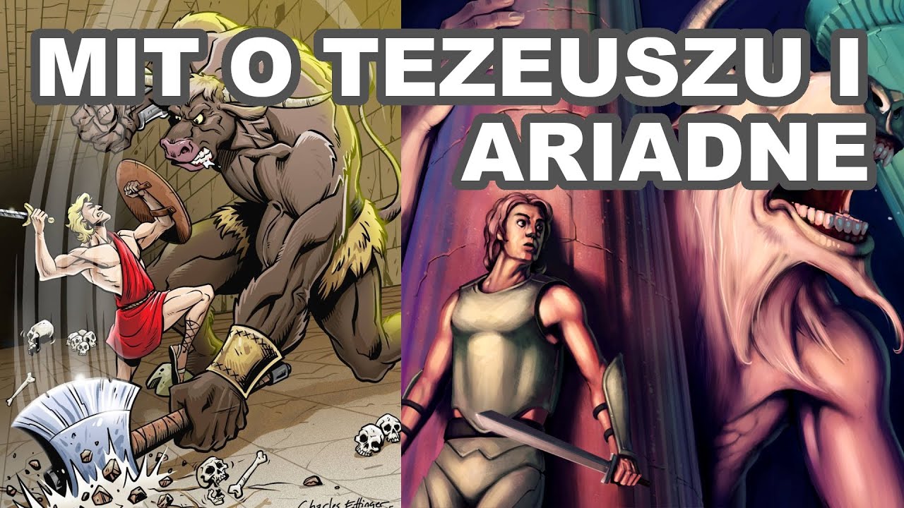 Mit o Tezeuszu i Ariadnie, Streszczenie, Mity Greckie