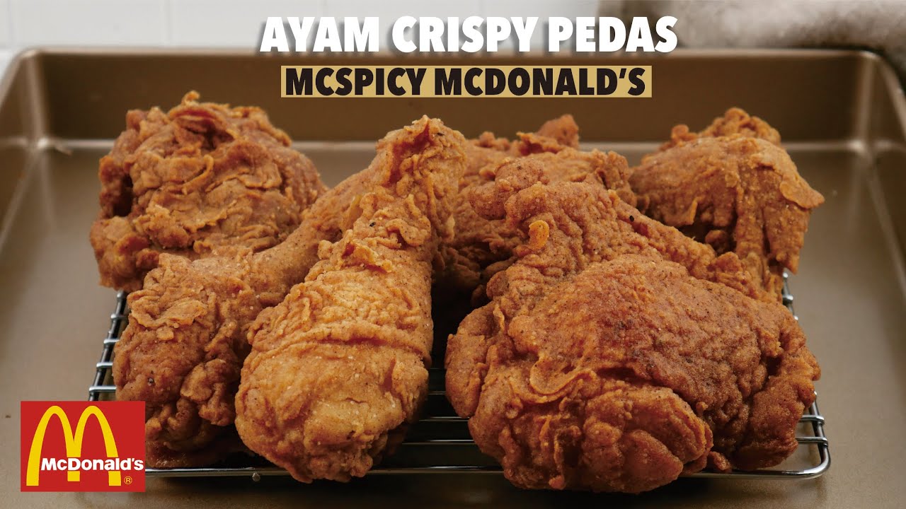 RAHASIA!! Resep AYAM GORENG MCDONALD's MCSPICY SUPER MIRIP!!