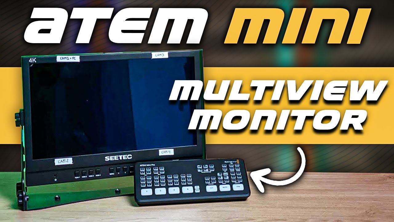 Blackmagic ATEM Mini Pro Multiview - Live Stream Multiple Cameras