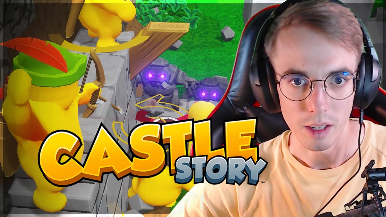 Mano Pilį Užpuolė Golemai! Castle Story lietuviškai