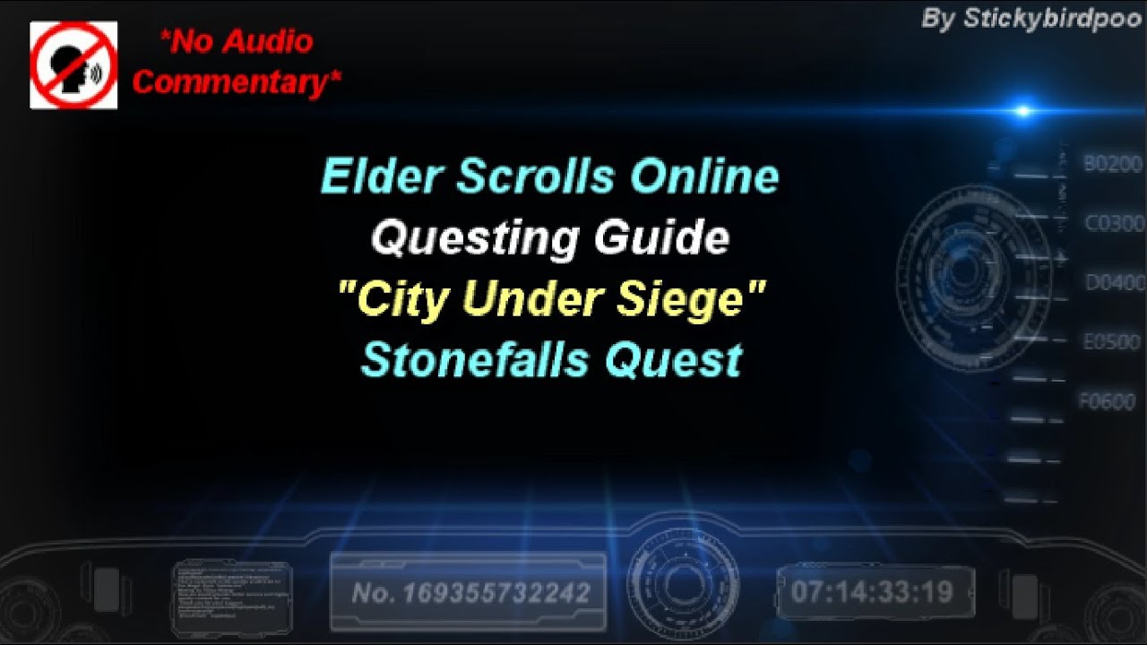 City Under Siege - Stonefalls Quest - Elder Scrolls Online