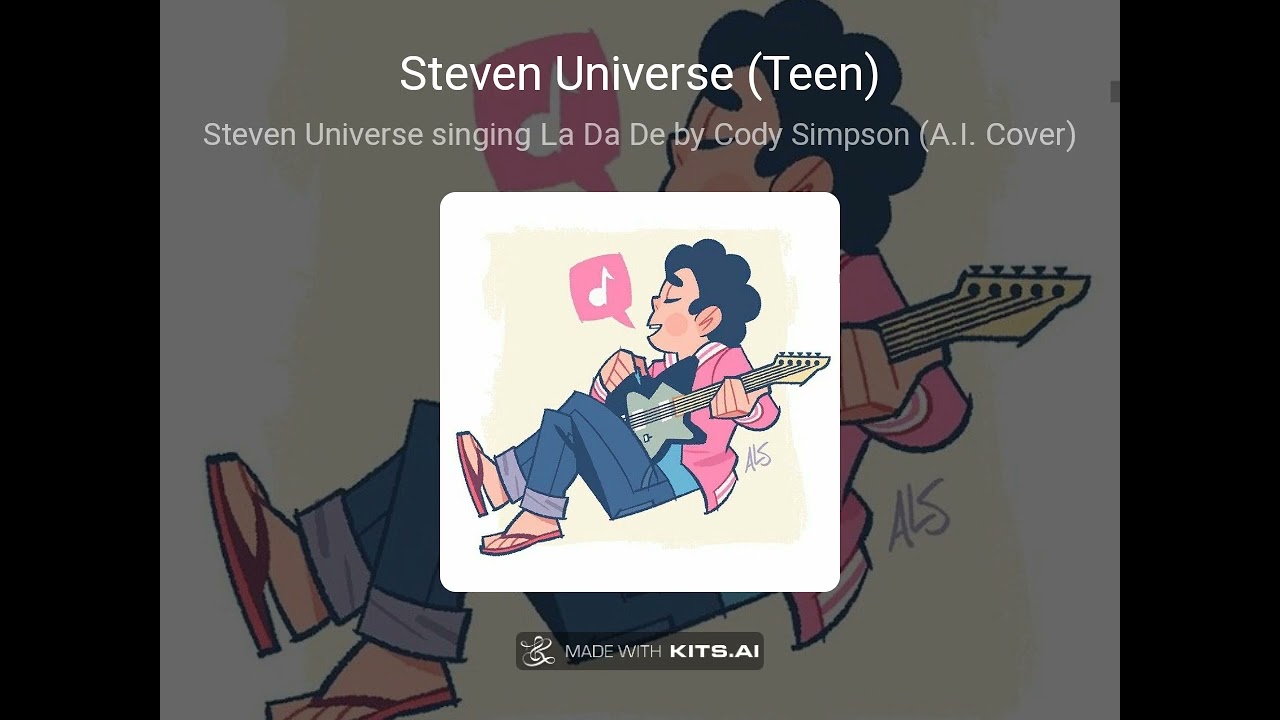 Steven singing La Da De by Cody Simpson (A.I. cover)
