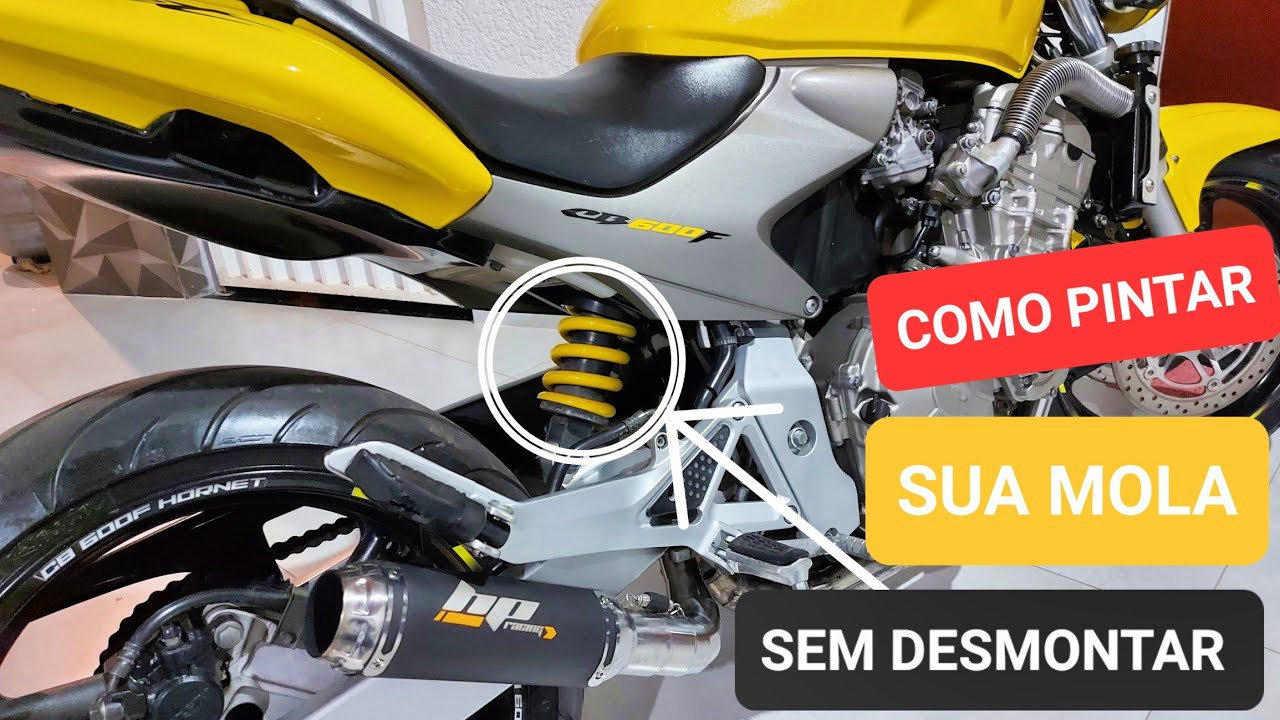 Como pintar mola da suspens&atilde;o traseira sem desmontar