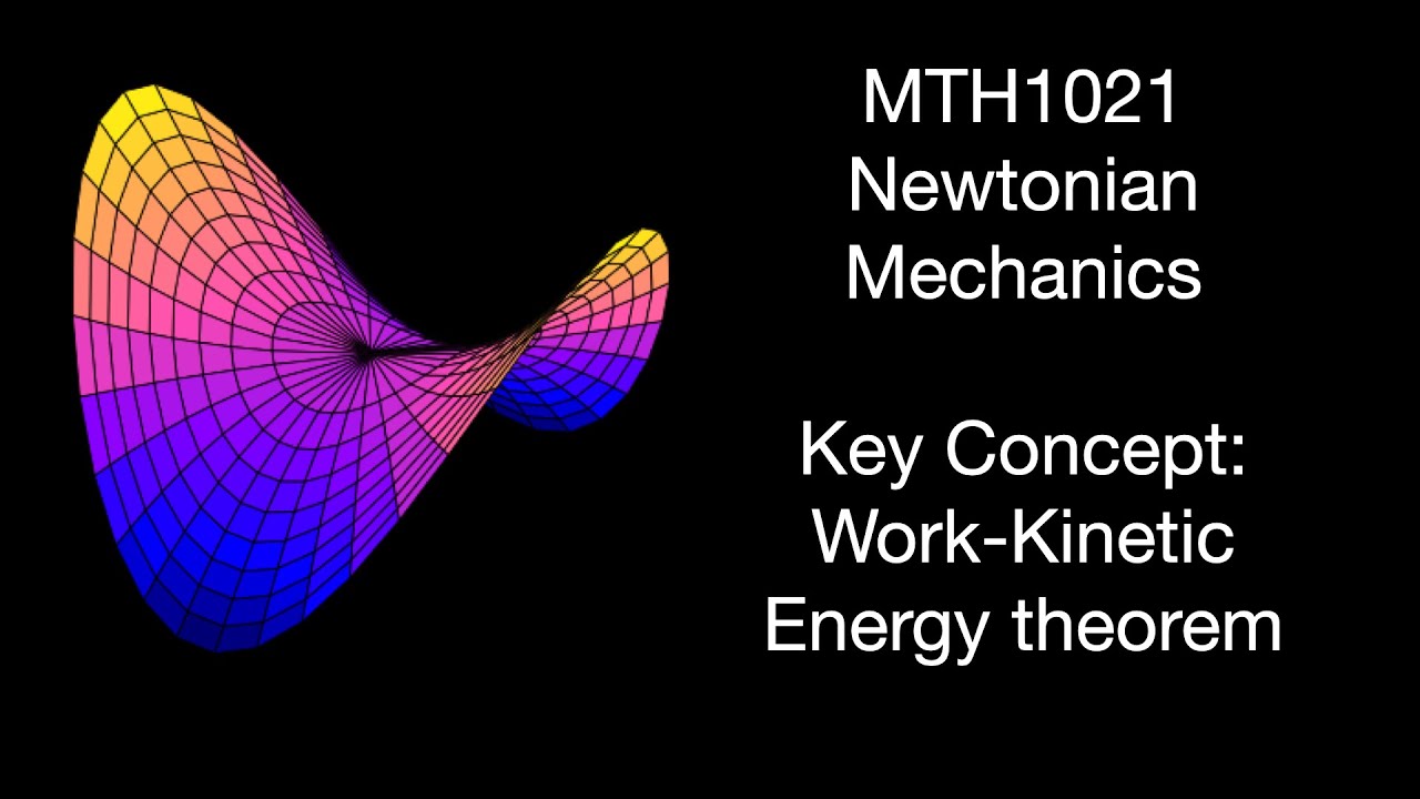 Key concept: Work-Kinetic Energy Theorem