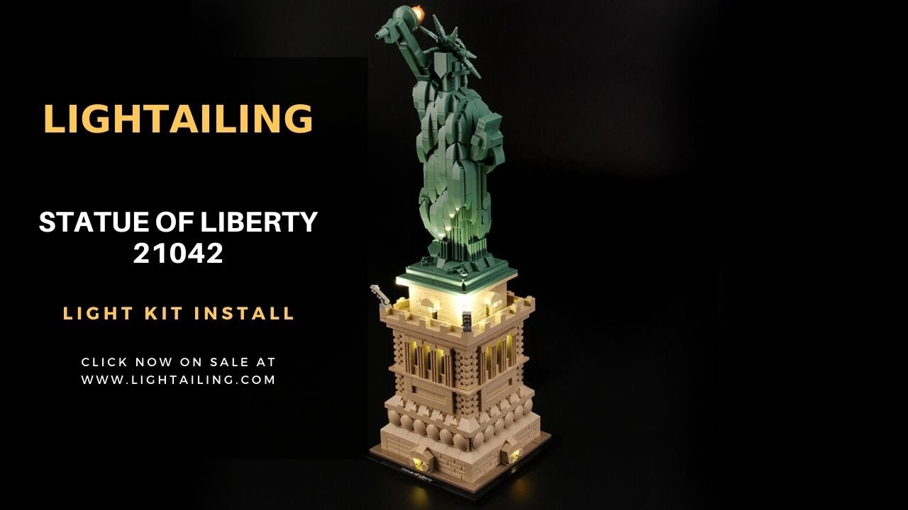 【LGK102 Installation Video】Lightailing - Lego Statue of Liberty 21042