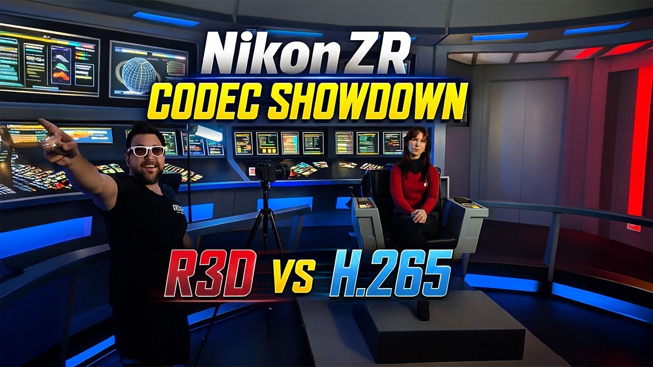 Я протестировал все кодеки Nikon ZR на полноразмерном мосту Star Trek — вот правда