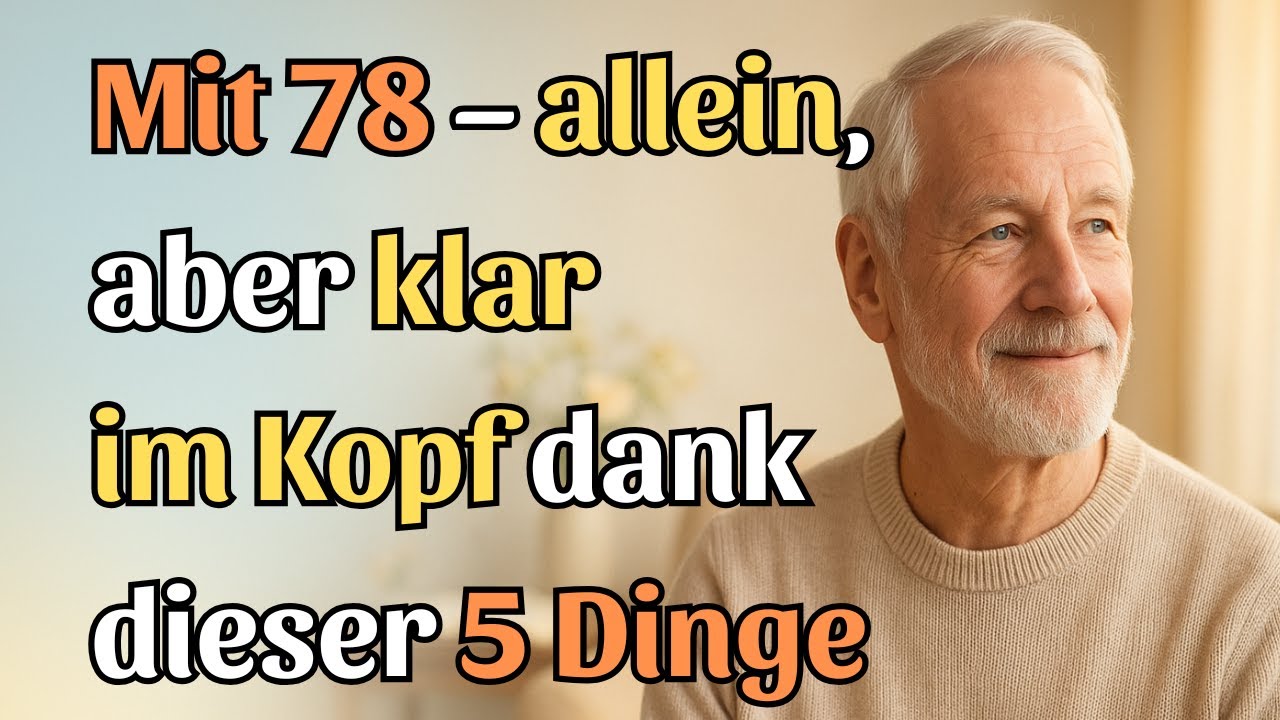 Im Alter: Diese 5 Gewohnheiten halten Ihren Geist scharf – auch wenn Sie allein sind