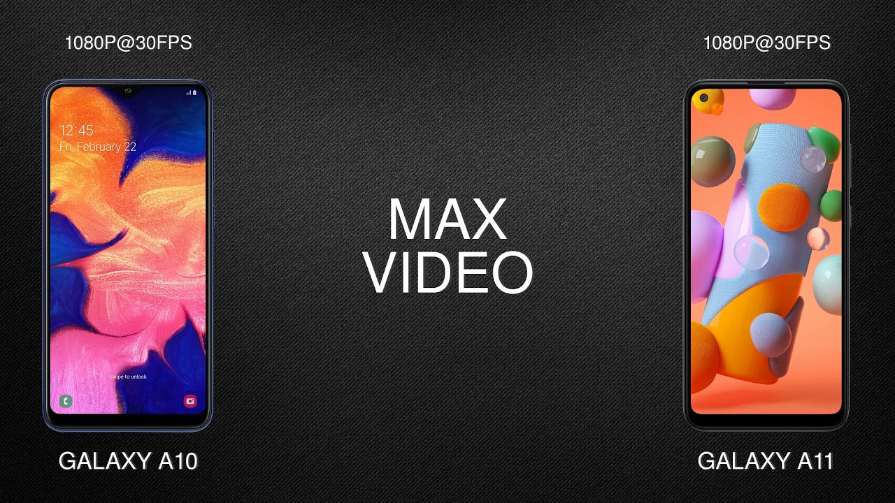 Samsung Galaxy A10 vs Samsung Galaxy A11 comparison