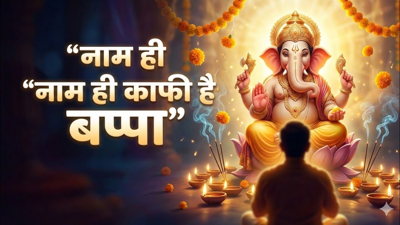 नाम ही काफी है बप्पा 🙏 | Heart Touching Ganesh Bhajan | Emotional Ganpati Song 2026