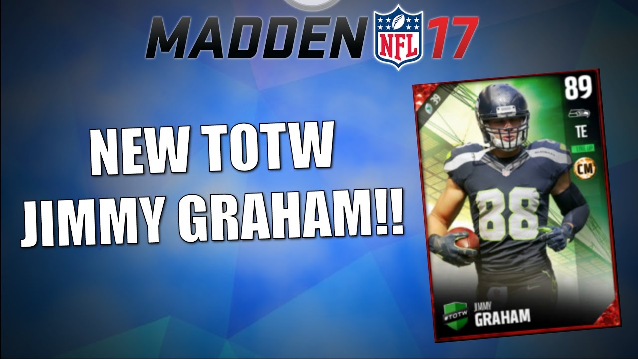 MUT 17 | NEW TOTW Jimmy Graham!! | Card Overview & Set Completion