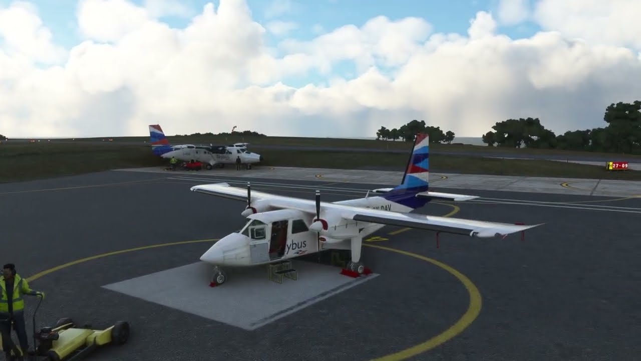Microsoft Flight Simulator - New Blackbox BN2 ISLANDER V2.0 - Skybus flight