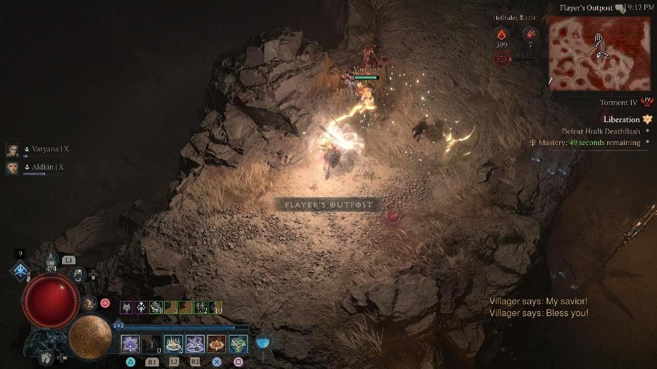 Diablo IV_templier T4 fausse 75😈😈😈