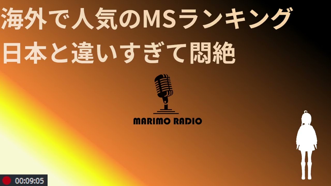 海外で人気のMSランキング、日本と違い過ぎ