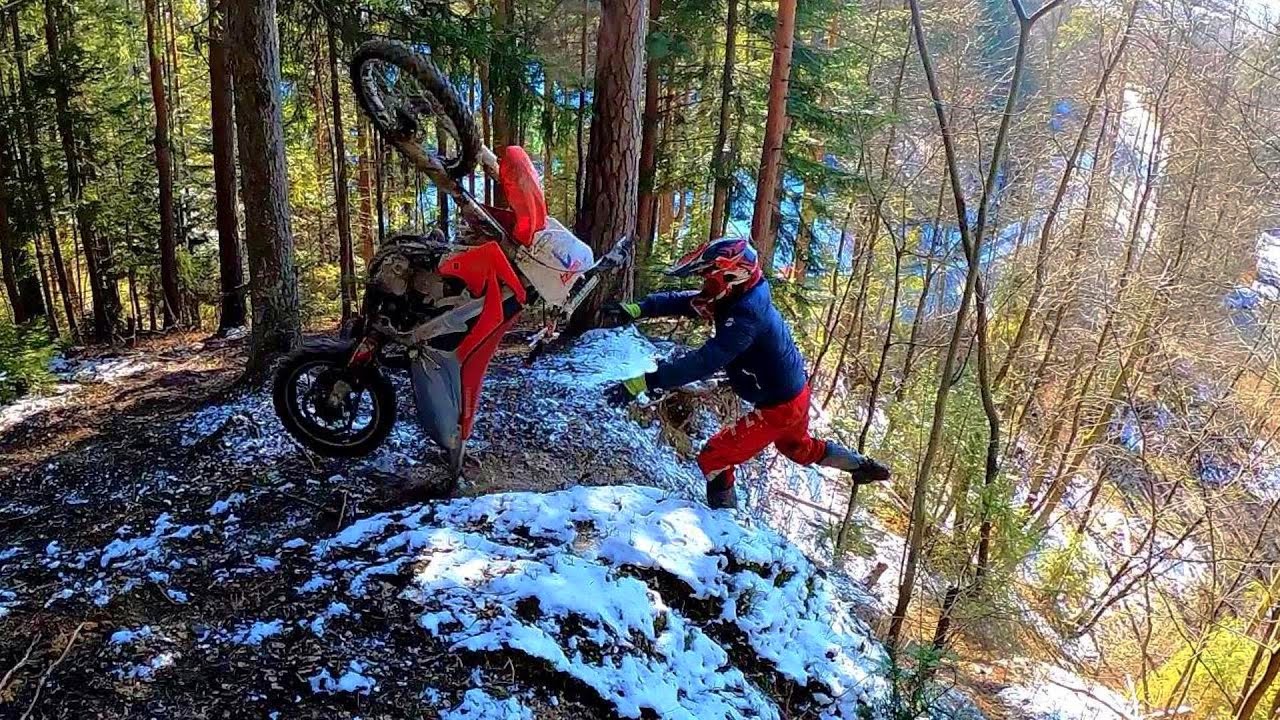 MOCNA GLEBA + TRENING Z FANEM! Ależ On Mi zaimponował! CROSS vs ENDURO!