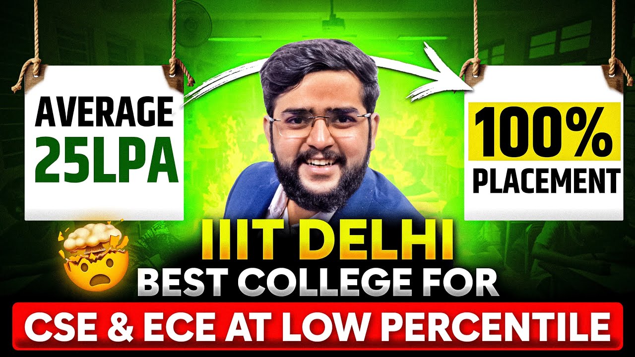 IIIT Delhi 💥 100% placement Secret Revealed! | Cutoff, Fees, Placements, JAC Delhi Counselling 2025