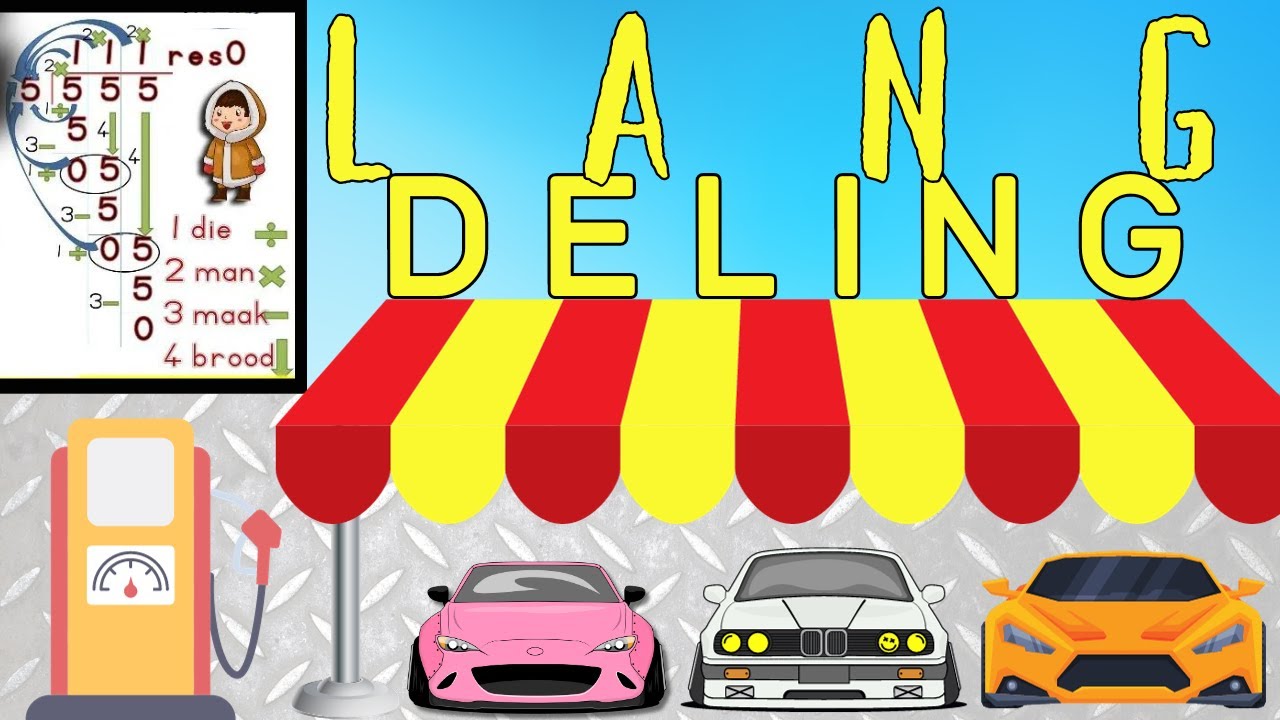 Hoe om LANG DELING te doen? Afrikaanse Kinder Video