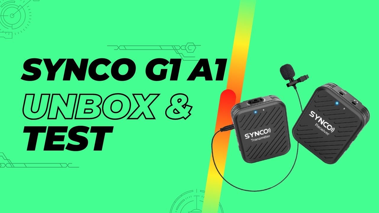 SYNCO G1 A1 - Micro Cravate sans Fil