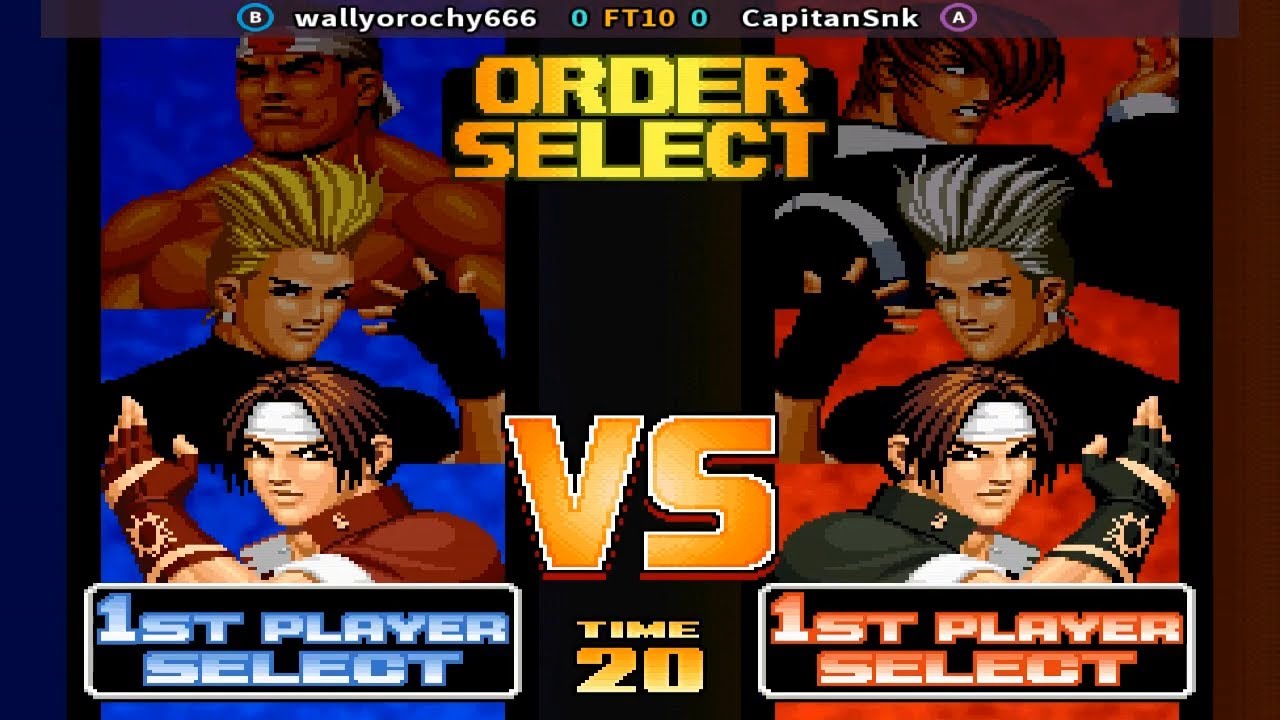 Fightcade 👊 The King Of Fighters 98 👊🏾 Wallyorochy666 🇲🇽 Vs CapitanSnk 🇲🇽 FT10 👊