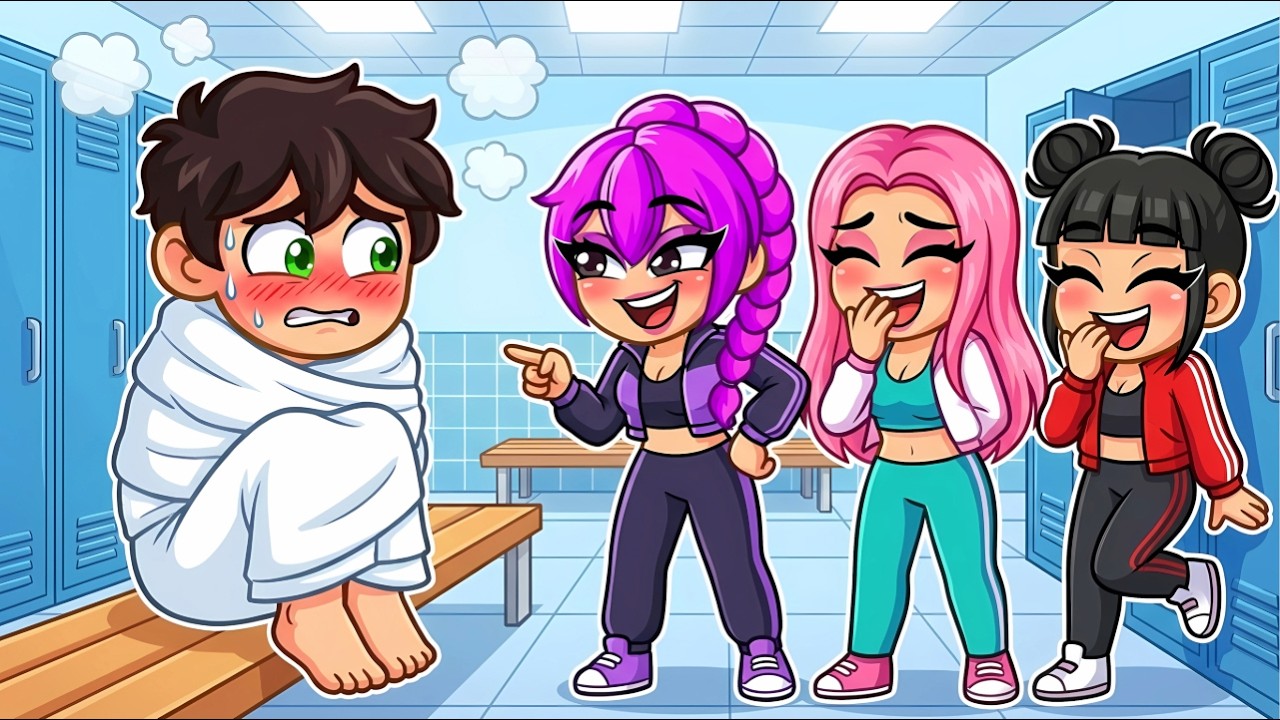 STUCK 24 HOURS in a HUNTRIX GIRLS only LOCKER ROOM!