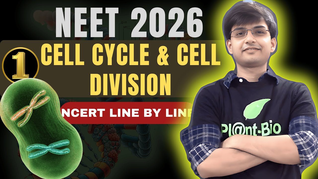 #cellcycleandcelldivisiononeshotforneet2026 | EP-1 | #ncertlinebyline #NEET2026 #live