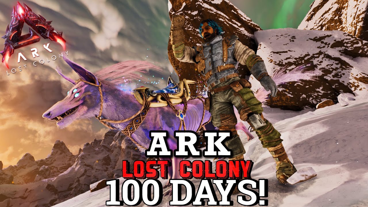 I Survived 100 DAYS In Ark Lost Colony… 