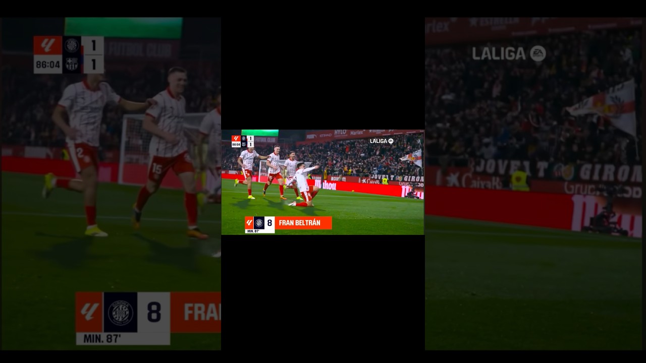 Girona 2 VS 1 Barcelona La Liga 25/26 #KonamiShorts