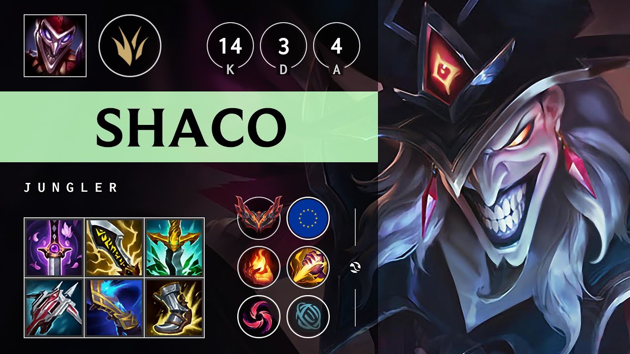 Shaco Jungle vs Viego: Godlike - EUW Grandmaster Patch 14.22